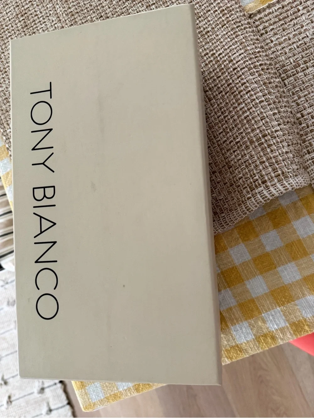 Tony Bianco Cream Pointed-Toe Bow Slip-On Heels - Picture 7 of 10